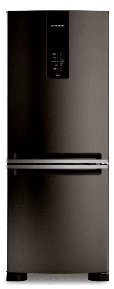 Geladeira Brastemp Ff Inverse 447l Black Inox - Bre57fe