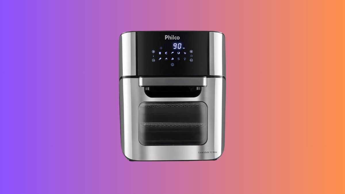 Fritadeira air fryer oven Philco PFR2200 4 em 1 12 litros 1800W