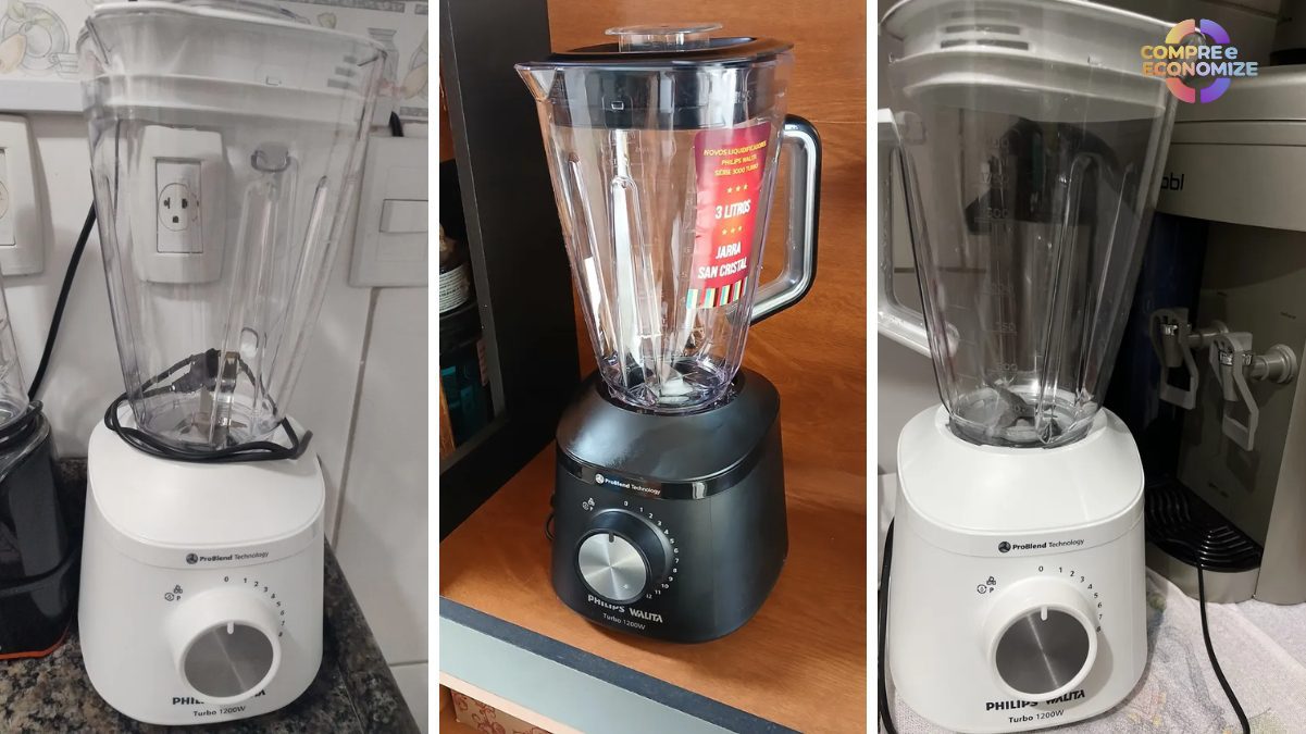 Liquidificador Philips Walita Série 3000 Turbo 1200W