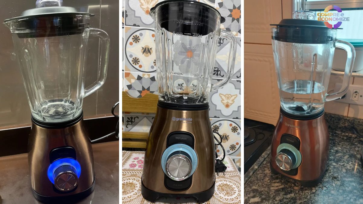 Liquidificador Gradiente PGLQ352 Revolution Glass