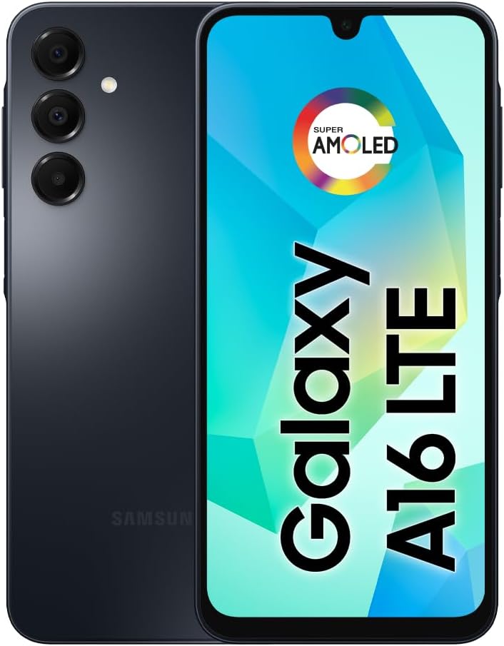 Celular Samsung Galaxy A16, 128GB + 4GB RAM (Amazon)