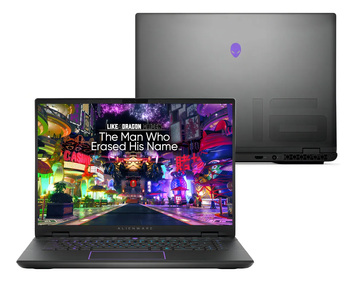 Notebook Dell Alienware M16 R2 Intel Core i9 Memória 32GB 1TB SSD NVIDIA® GeForce® RTX™ 4070 Wi