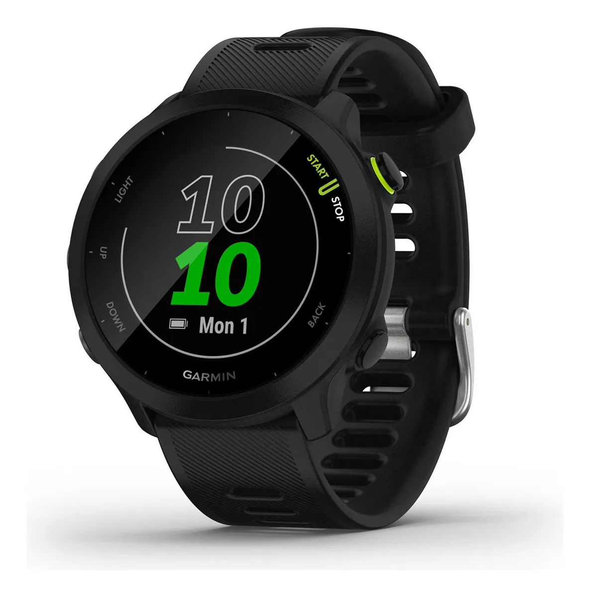 Relógio Garmin Forerunner 55 Preto, pulseira Black