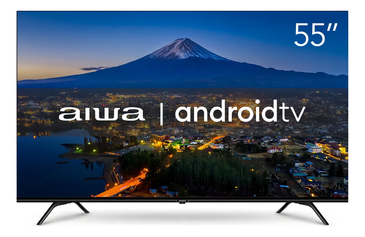 Smart TV AIWA 55” Android 4K Borda Ultrafina Dolby Vision&Atmos