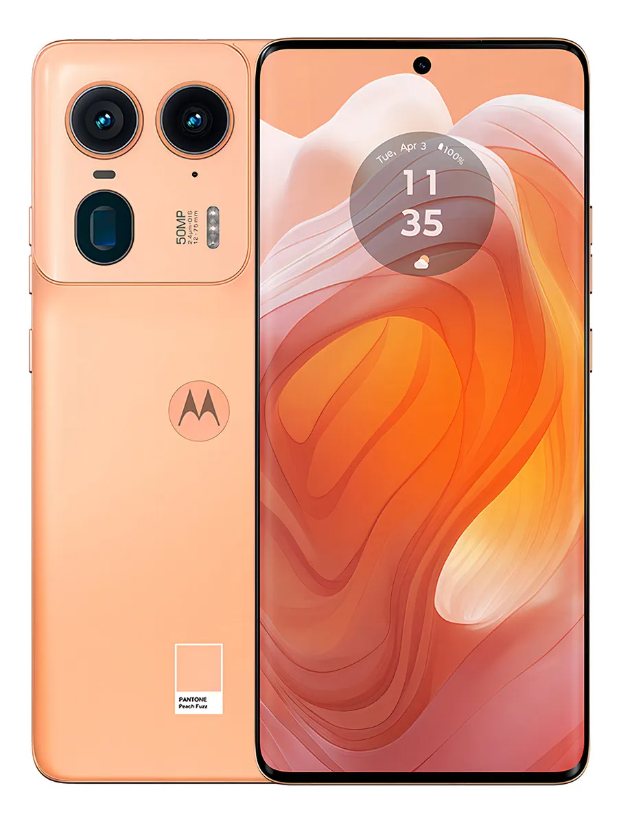 Smartphone Motorola Edge 50 Ultra 5g, 512gb 24gb Ramboost, 50mp Ultra-pixel Ai Camera, Ip68, Peach F
