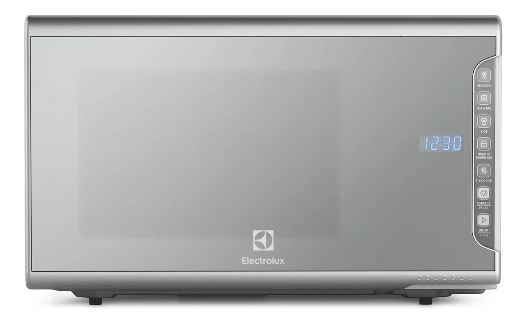 Micro-ondas Electrolux 31L cor Inox Espelhado com Painel Integrado e Função Tira Odor MI41S