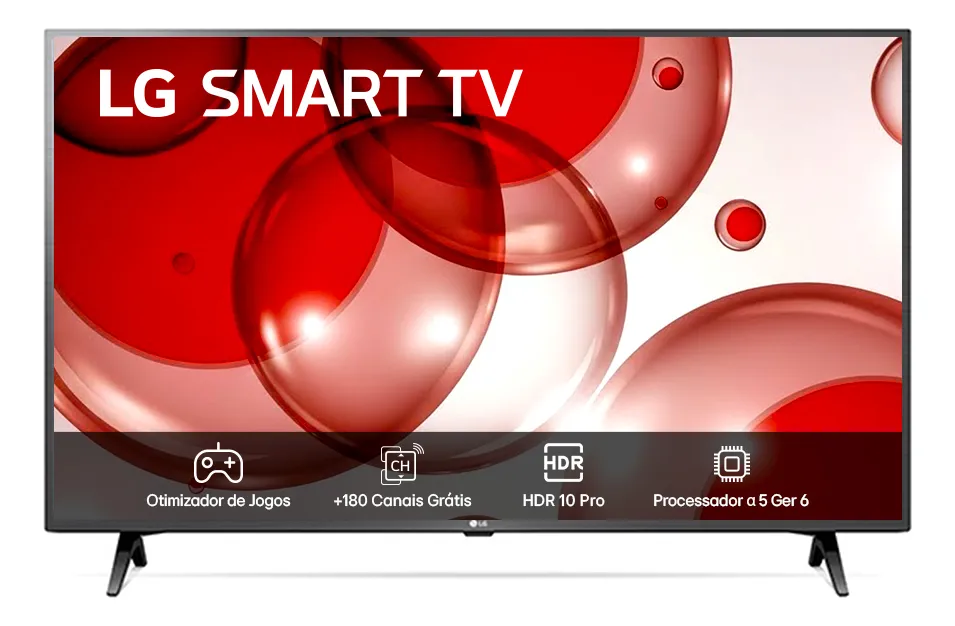 Smart TV Profissional LG 43 Full HD Processador a5 Ger6 AI Alexa Integrada webOS 23