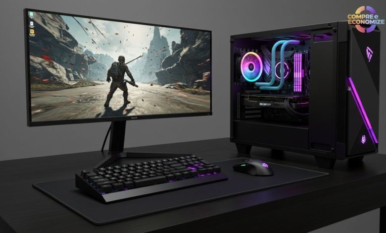 Setup Gamer T-GAMER Odisseia: Review completo do PC com Ryzen 5 e monitor 165Hz.