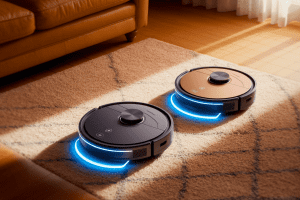 Qual robô aspirador volta para a base sozinho?