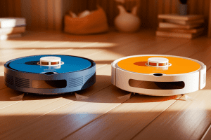 Onde colocar a base do robô aspirador?