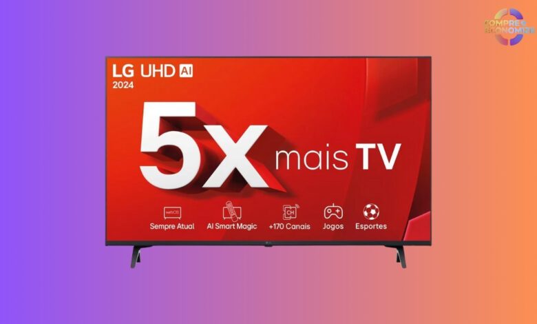 Smart TV 4K LG UHD 43UT8000: Perfeita para Séries, Filmes e Novelas!